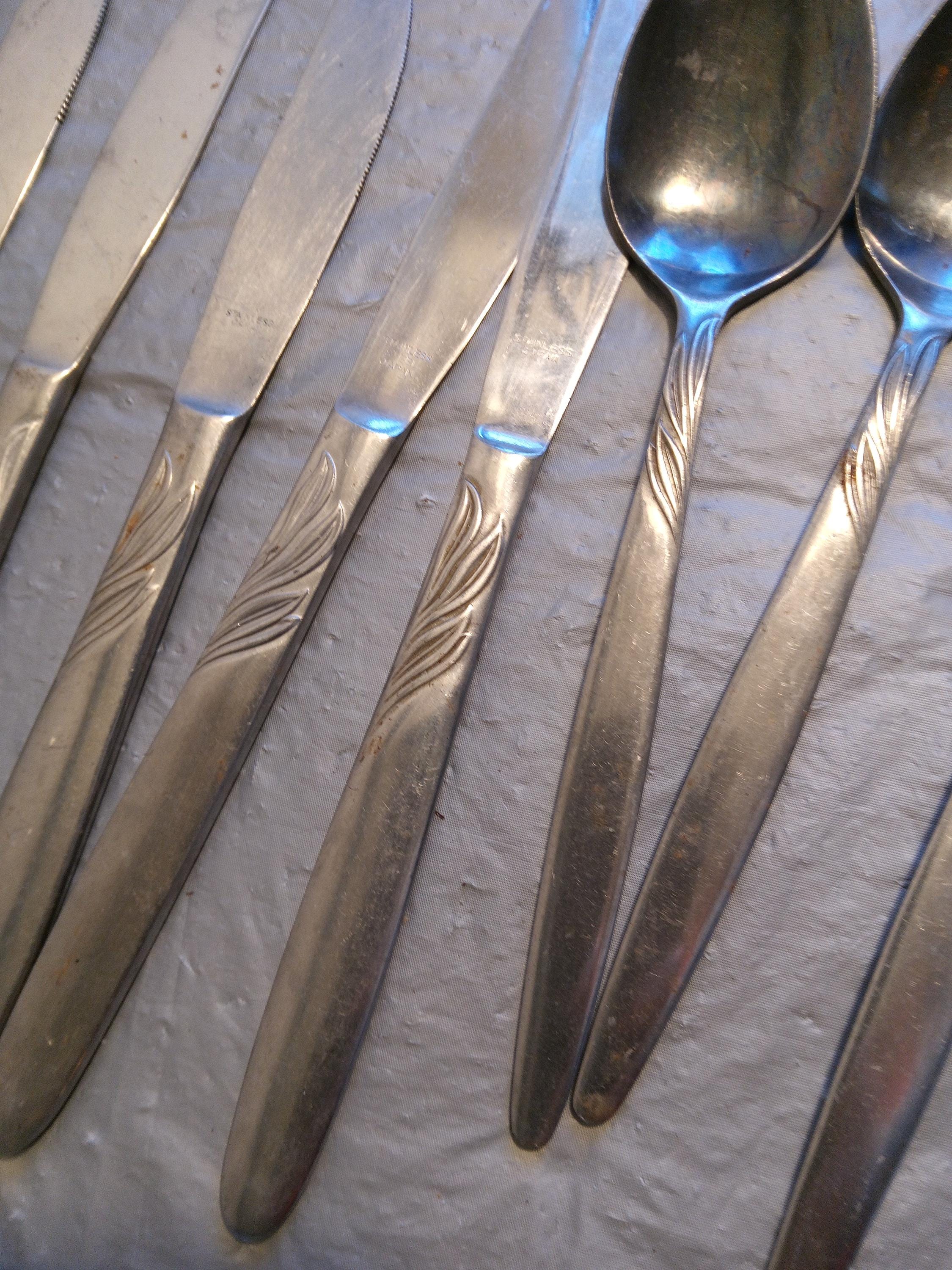 Vintage Stainless Japan Silverware Set, Read Description - Etsy