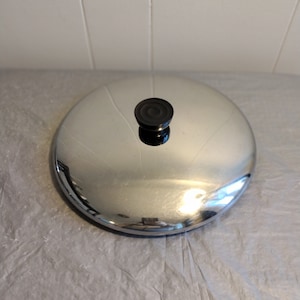 Vintage Stainless Stock Soup Pot Lid Cover
