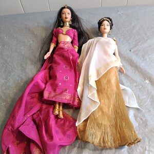 2 Princess of India Barbie Dolls, Mattel Dolls - Etsy