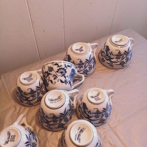 8 青いドナウ ティーカップ コーヒーカップ