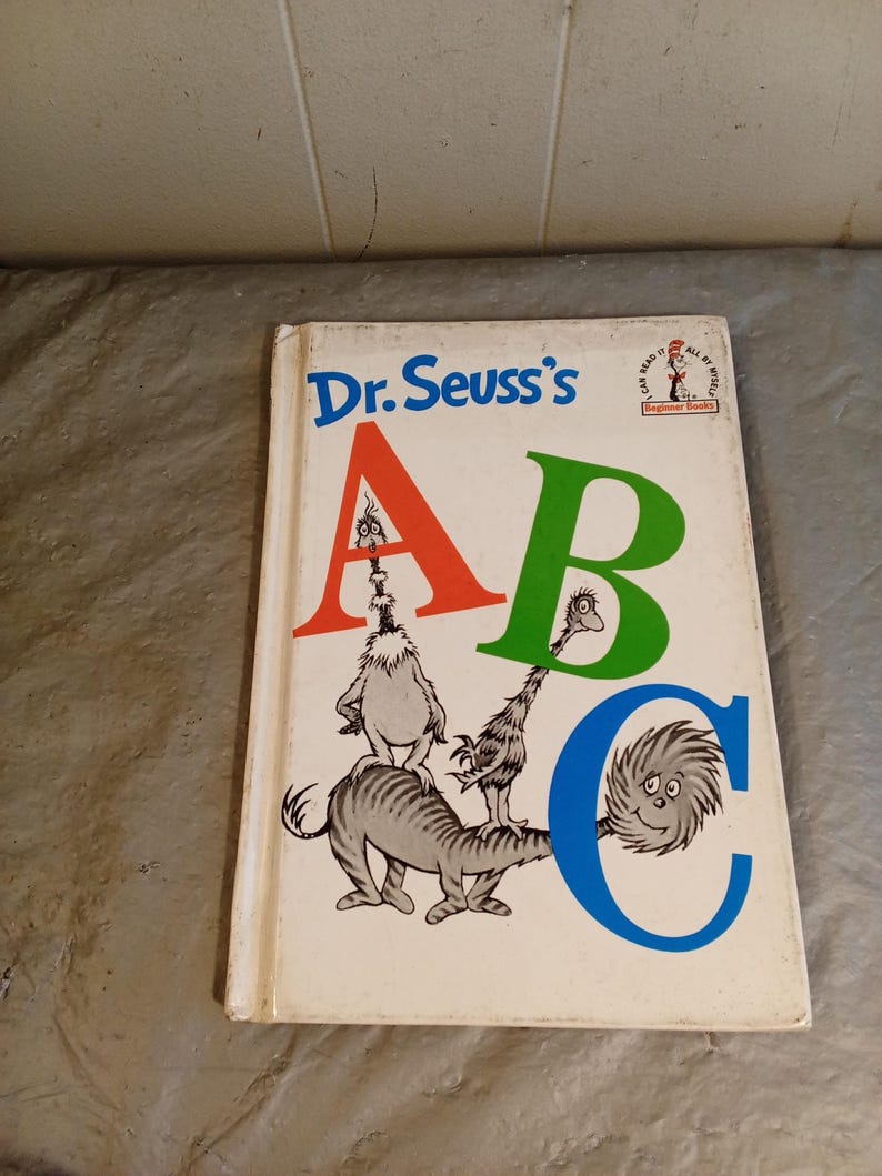 1963 Dr Seuss ABC HC Book, Beginner Books, Read Description - Etsy