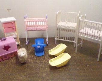 Barbie doll baby crib online