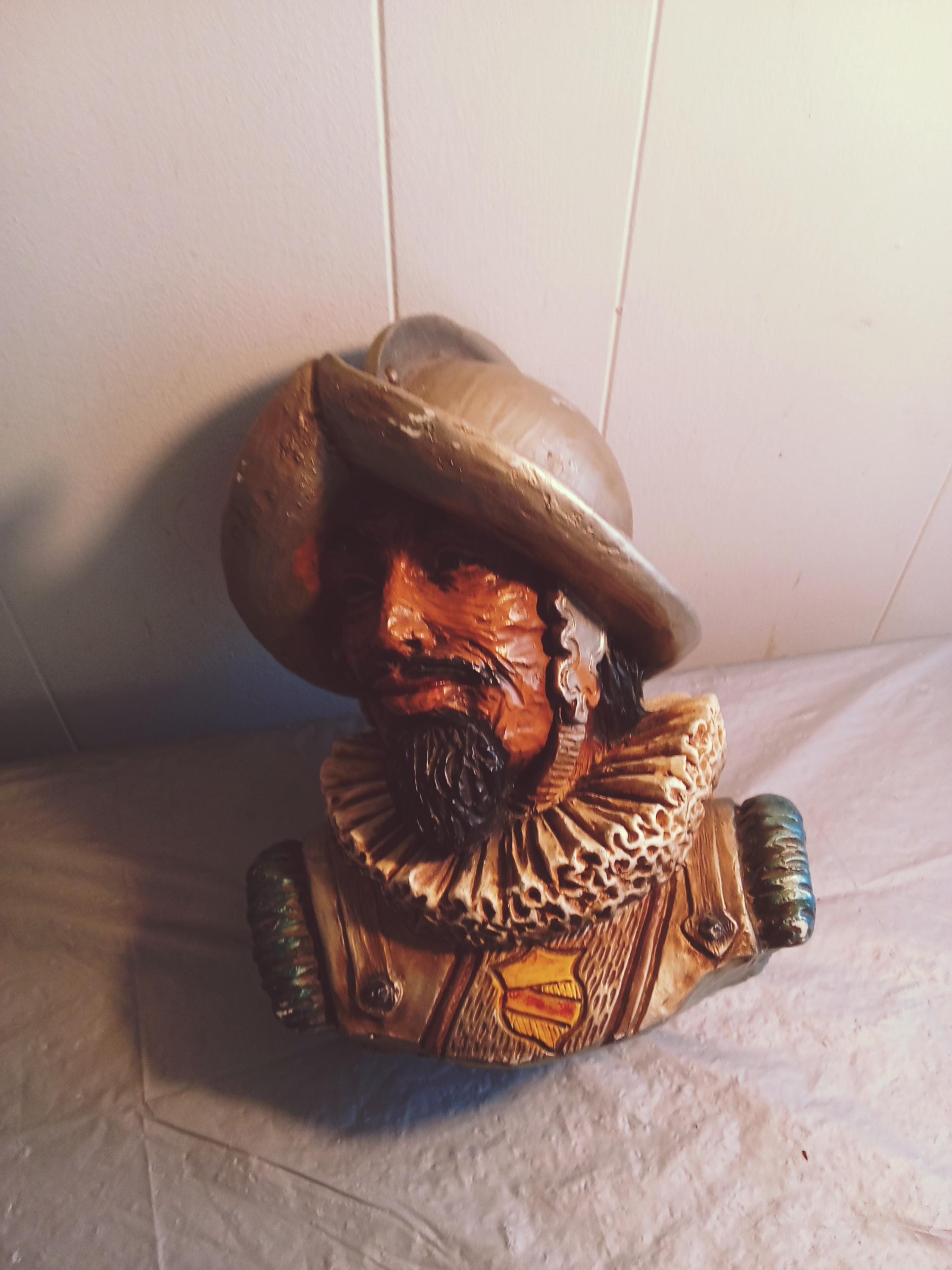 1967 Universal Statuary Corp Spanish Conquistador Bust - Etsy