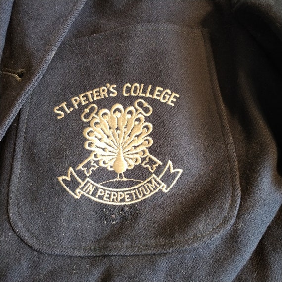 Vintage St Peter's College Blazer, Robert Rollins Blazers, Look & Read Description