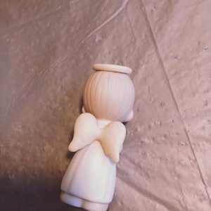 1980s Enesco Precious Moments Figurine 102261, Shepherd of Love, Angel Figurine