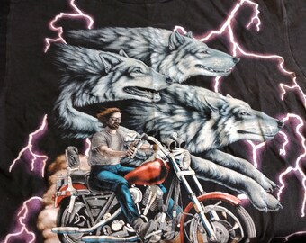 Vintage 1992 Harley Davidson Motorcycles Thunder & Lightning