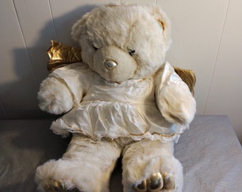 Large Vintage JC Penney Plush Angel Bear