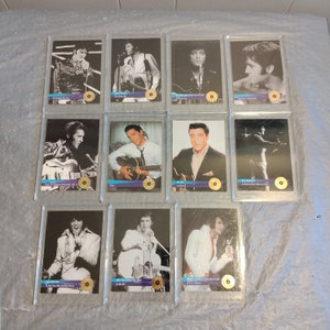 11 Vintage Elvis Presley Trading Cards