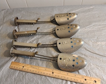 4 Vintage Aluminum Shoe Tree