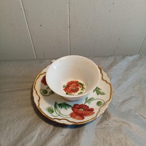 Vintage Teetasse mit Unterteller