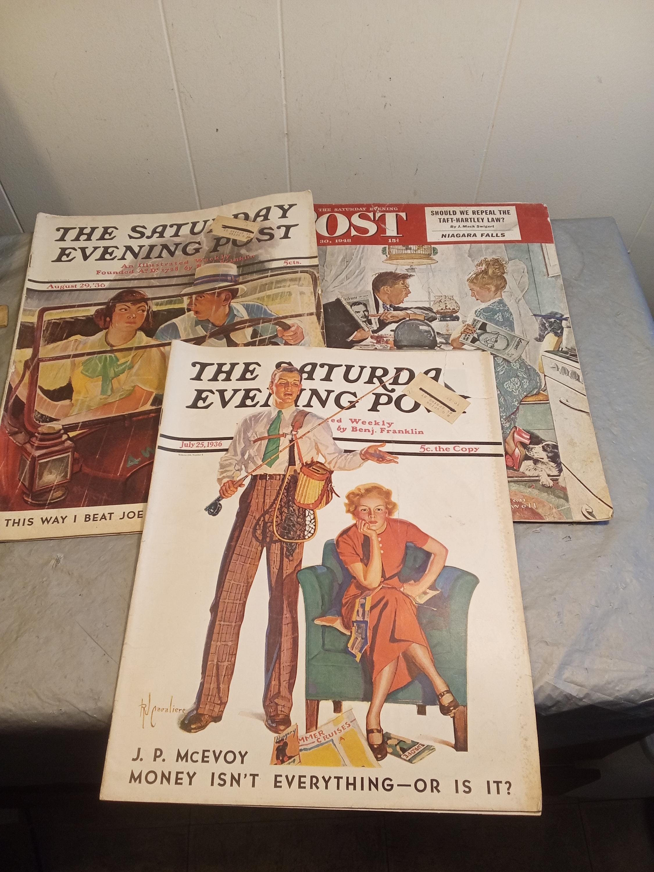 Saturday evening post magazine - Etsy 日本
