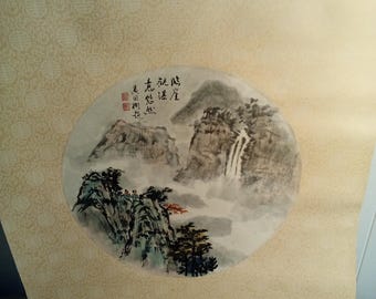 中国の巻き物 ヴィンテージの中国巻物プリント - Etsy 日本