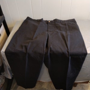Vintage Mens Pants 41x28, Mens Black Pants