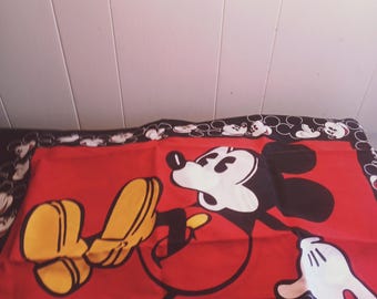 Juego de sábanas vintage de Mickey Mouse de Disney para cama de 2 plazas