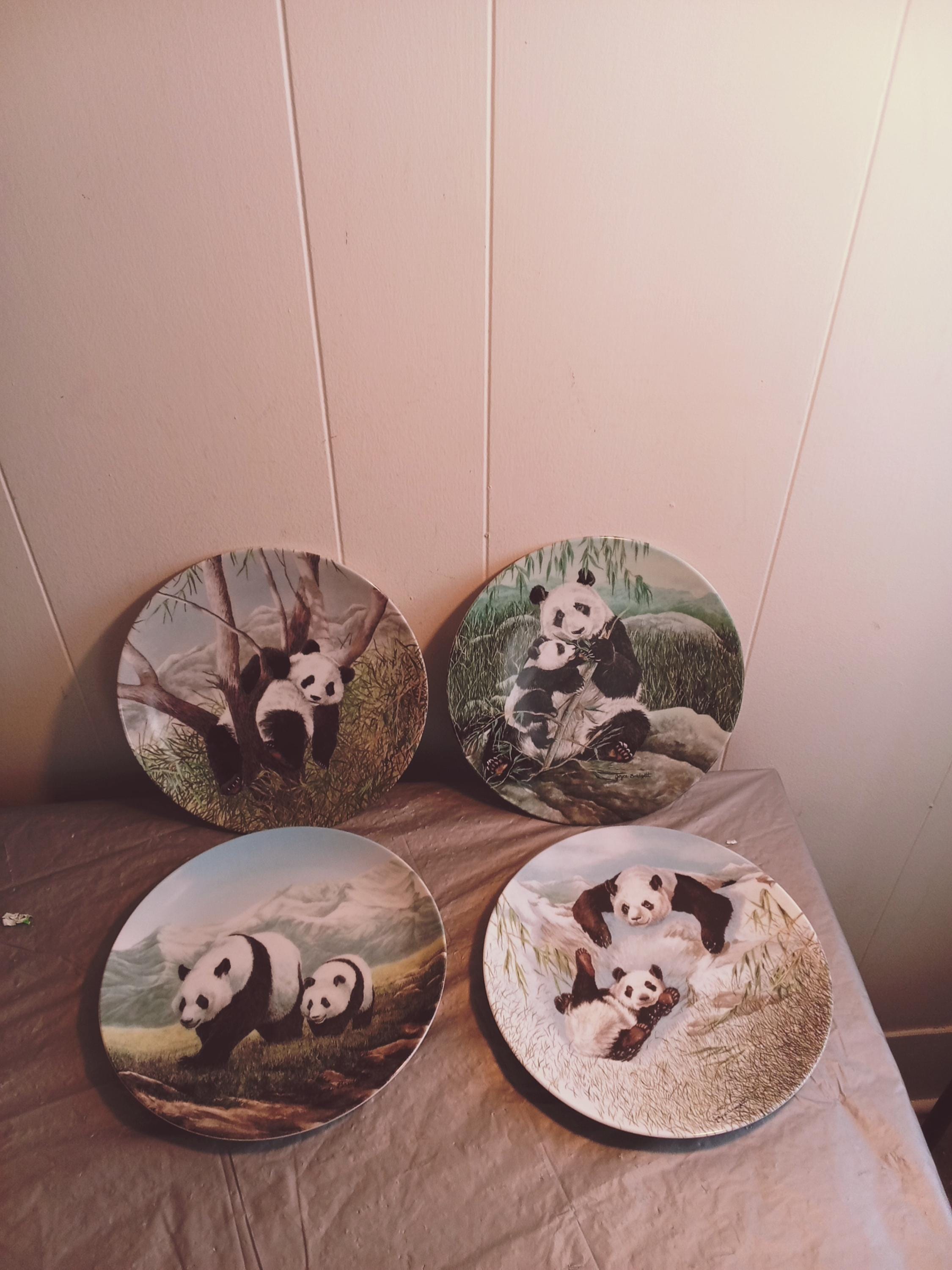 Unique Birthday Panda 9" Dinner Plates, Pack Of 8 - Disposable Party Plates For Panda Theme