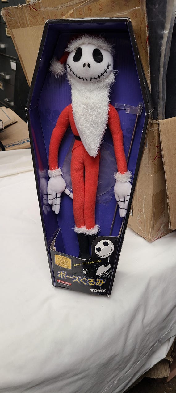 Vintage Nightmare Before Christmas Pose Gurumi Santa Jack