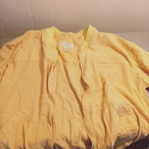 Selene Sport Silk Jacket Zipper Front XL