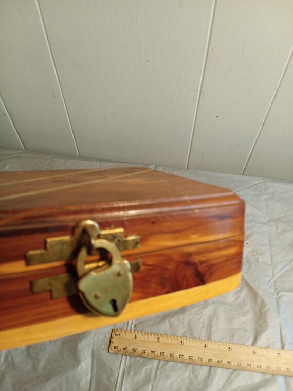 ヴィンテージ ツートンウッド ダイアリー 記念品ボックス - Etsy 日本