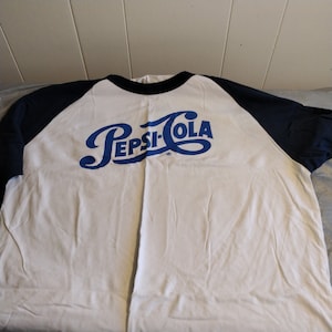 Pepsi Cola Grit Tee, Pepsi T shirt Large