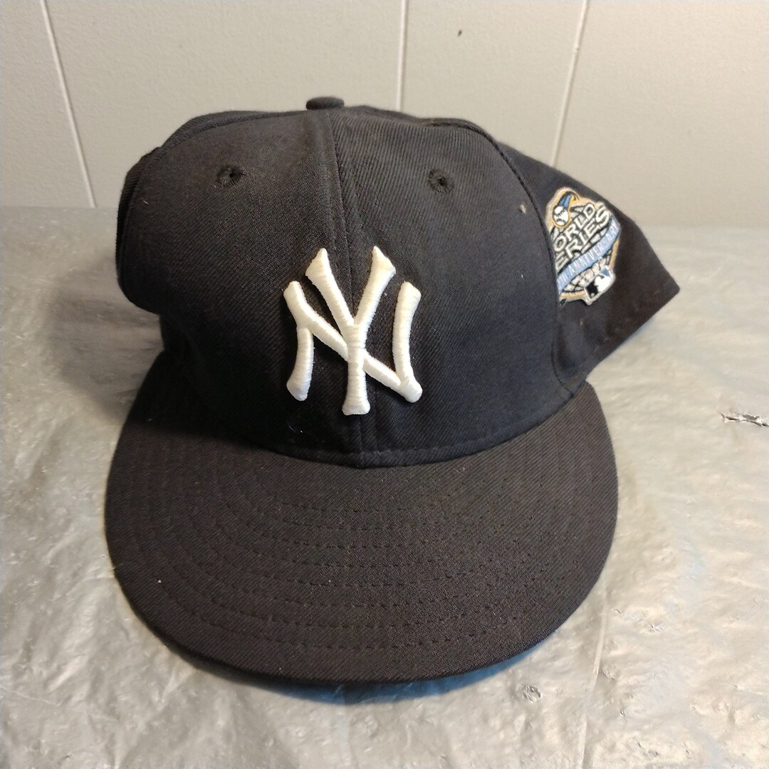 New Era MLB Baseball Cap New York Yankees World Series Hat 7 5/8 Fitted