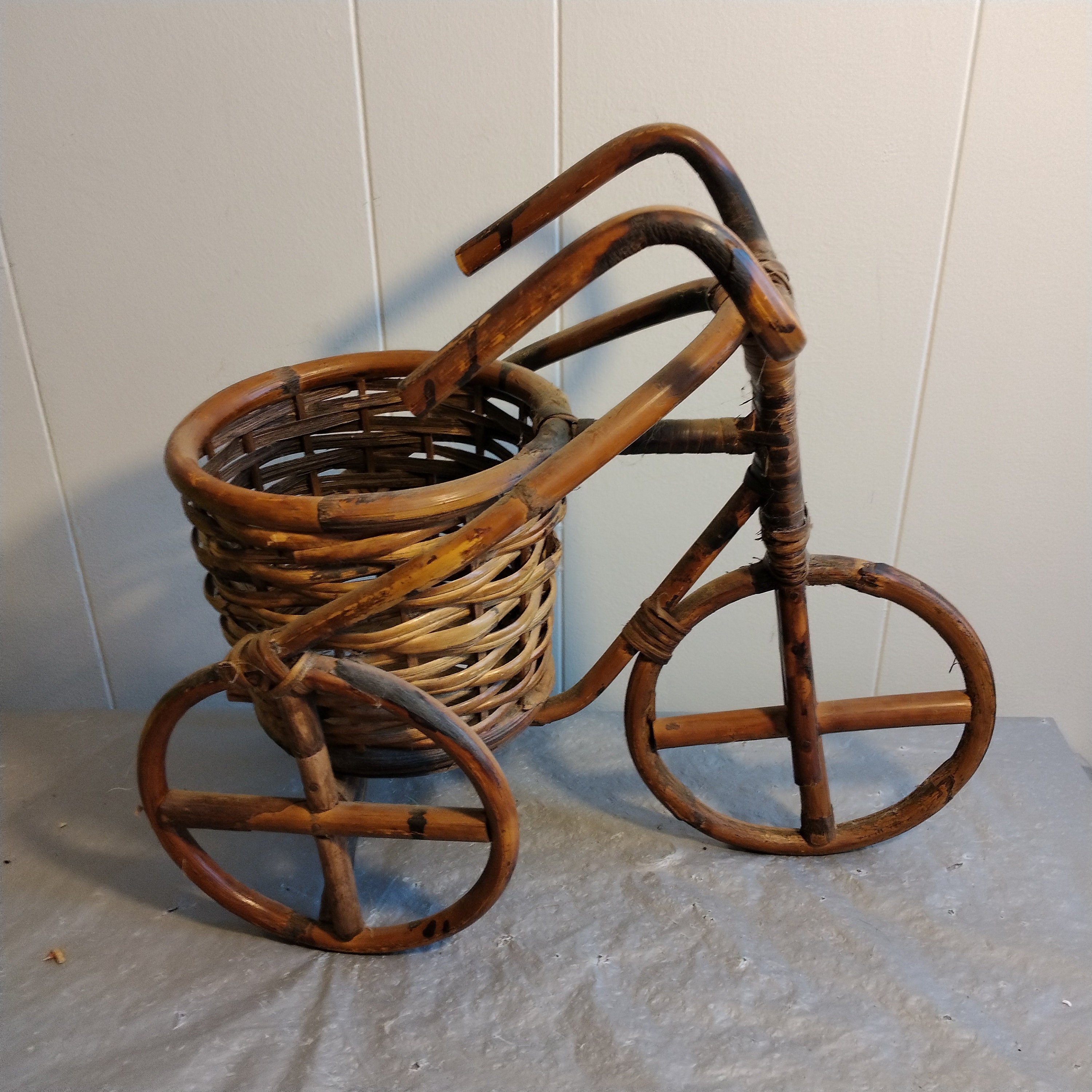 Triciclo De Hierro Para Macetas Tricycle Planter México