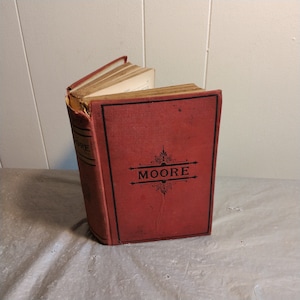 Vintage Poetical Works of Thomas Moore Hurst Publishing HC Book