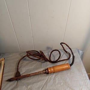Vintage Soldering Iron Cloth Cord