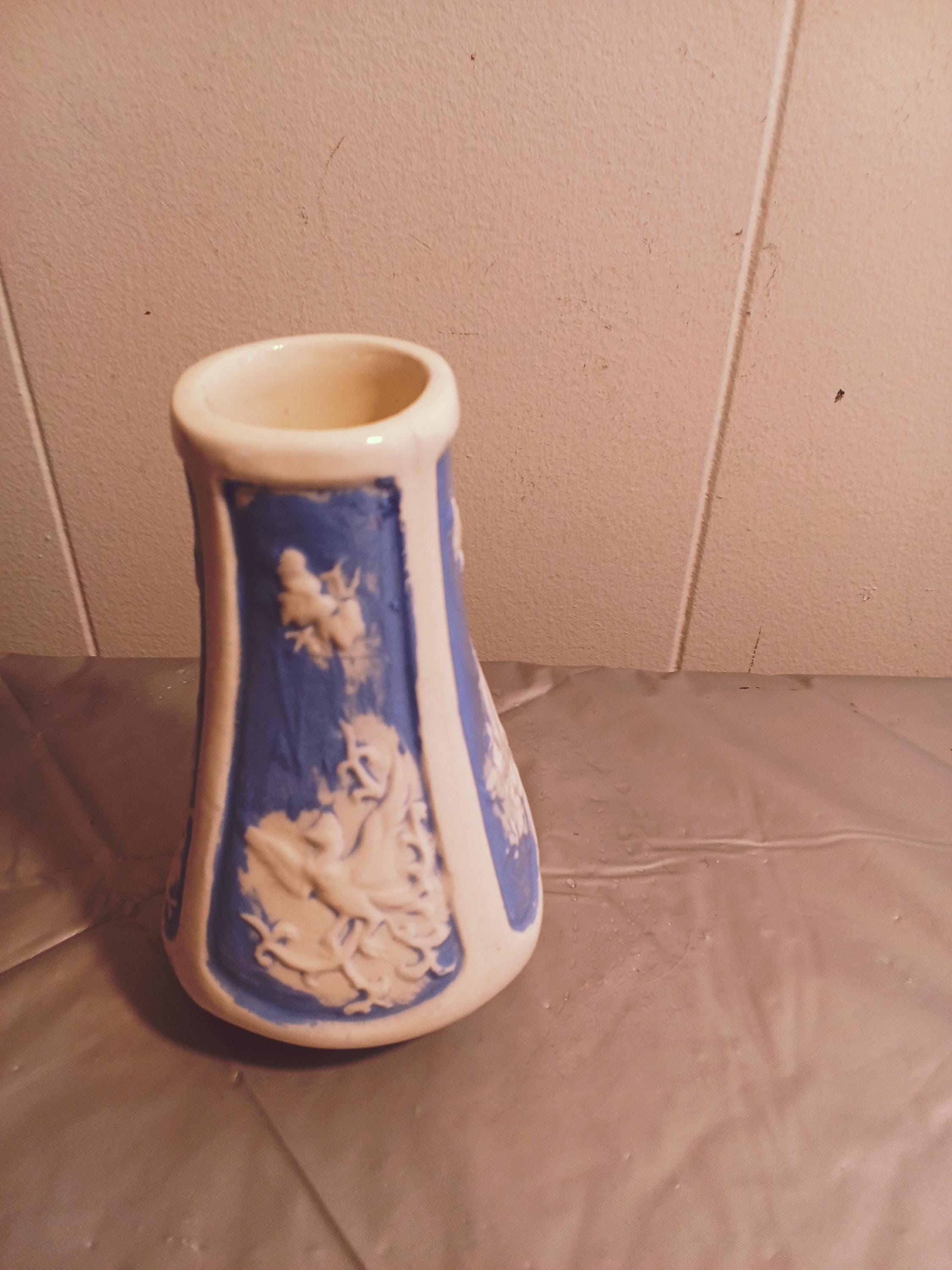 一輪挿し 陶器 磁器 花瓶 おしゃれ 卓上 枝物 花挿し 花 鳥 植物 波と 