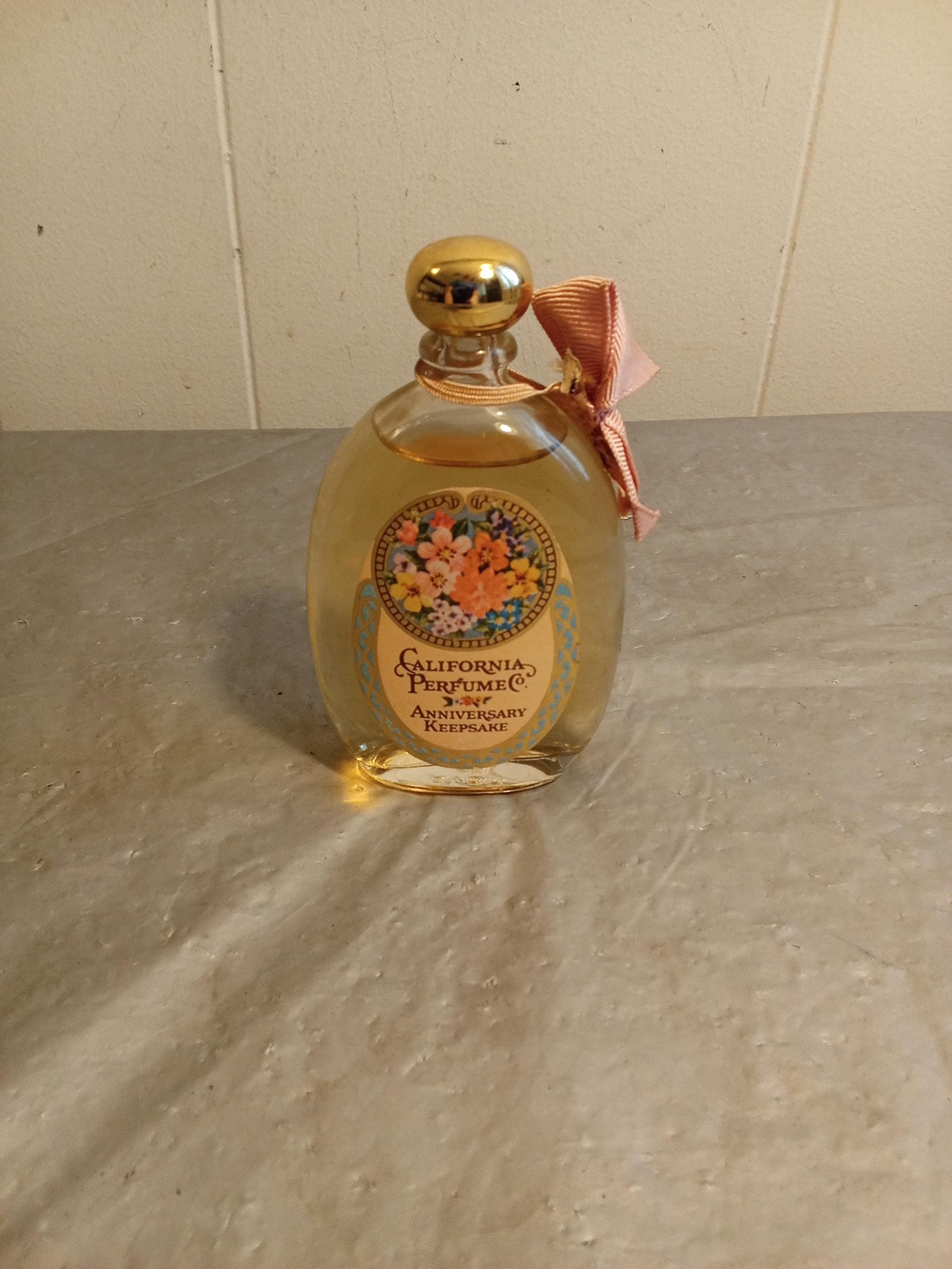 Vintage 1975 Avon California Perfume Anniversary Keepsake Bottle