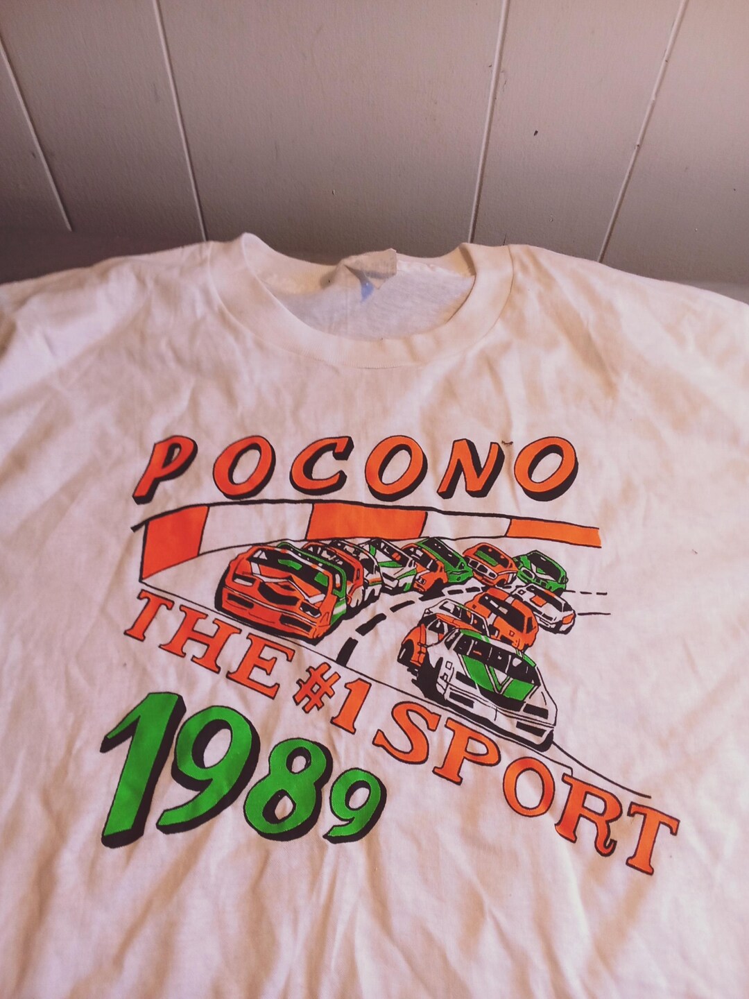 Cd R Raceway T Shirts 1980s Vintage Pocono Raceway Nascar T Shirt XL, Read Description - Etsy