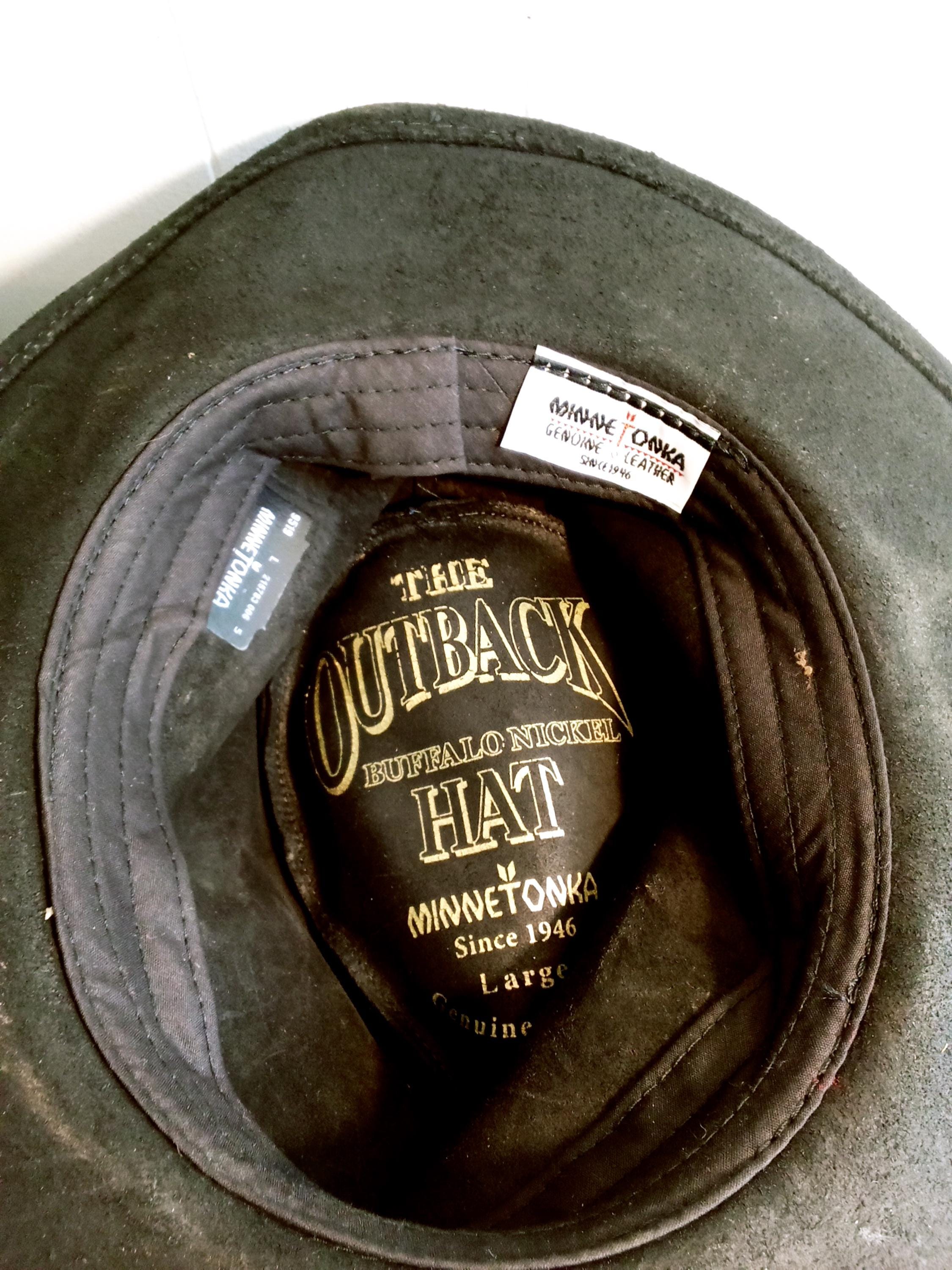 Minnetonka Leather Buffalo Nickel Hat The Outback Buffalo Nickel Hat Minnetonka | Mercari main image 3