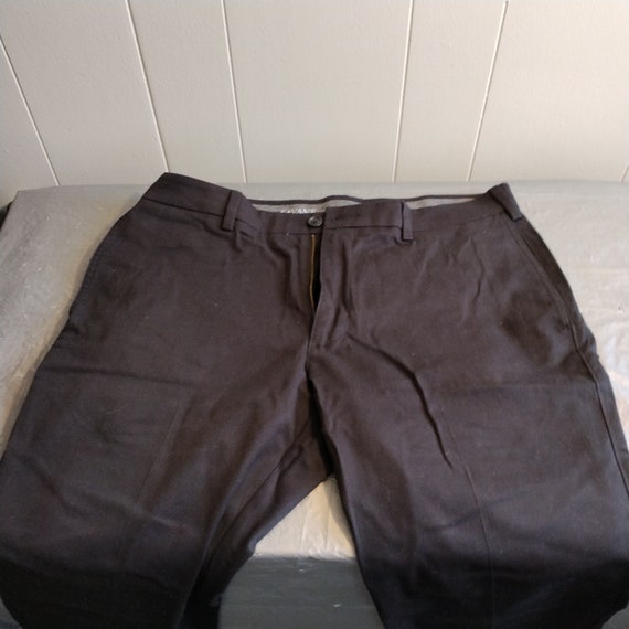 Savane Men's Black Slacks, Mens Stress Dress Casual Pants 33x30 -   Canada