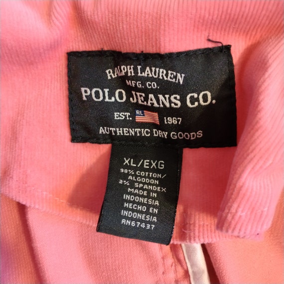 Ralph Lauren Polo Pink Womens Jacket XL, Crop Jac… - image 4