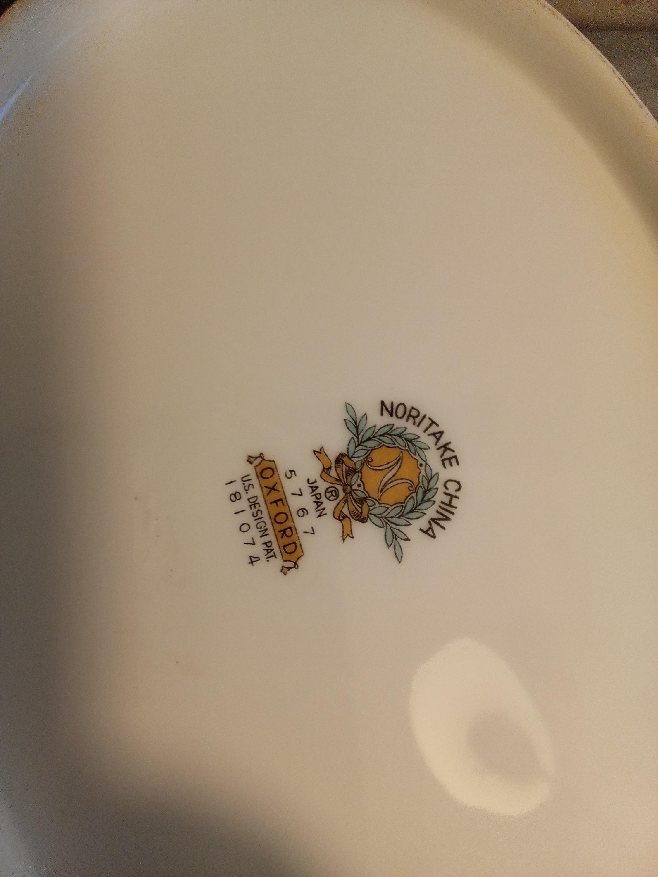 ノリタケ チャイナ ジャパン オックスフォード オーバルボウル 5767
