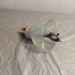 Vintage High Voltage Glass Insulator, 5000 Test Insulator