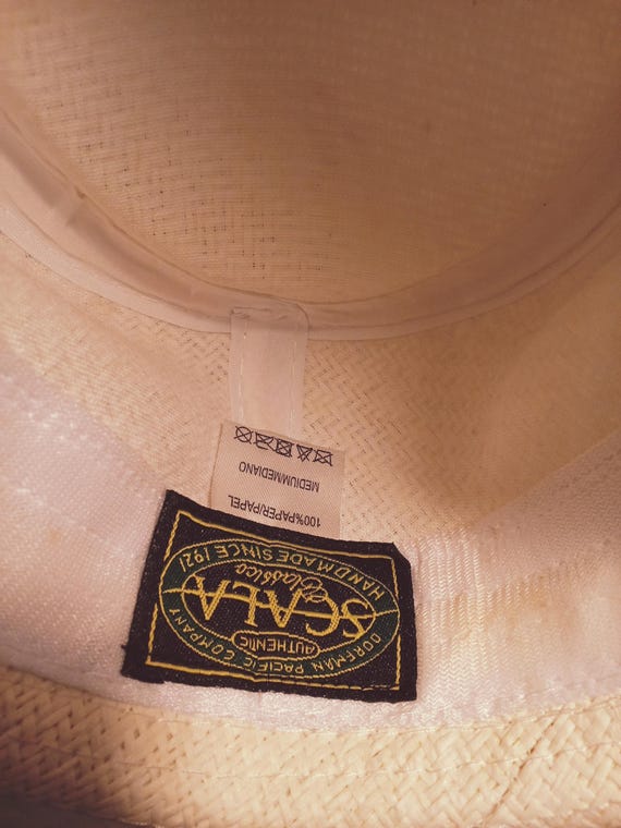 Scala Panama Hat, Read Description, Medium - image 10