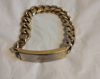 Vintage Mens Speidel ID Bracelet, Jeremy