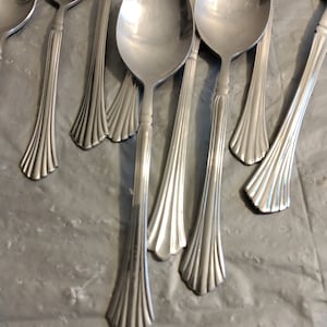 27 pc Vintage Cambridge Stainless Silverware Set
