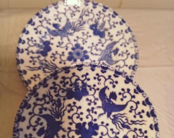 6 Vintage Japan Phoenix Bird Saucers 5 1/2&quot;