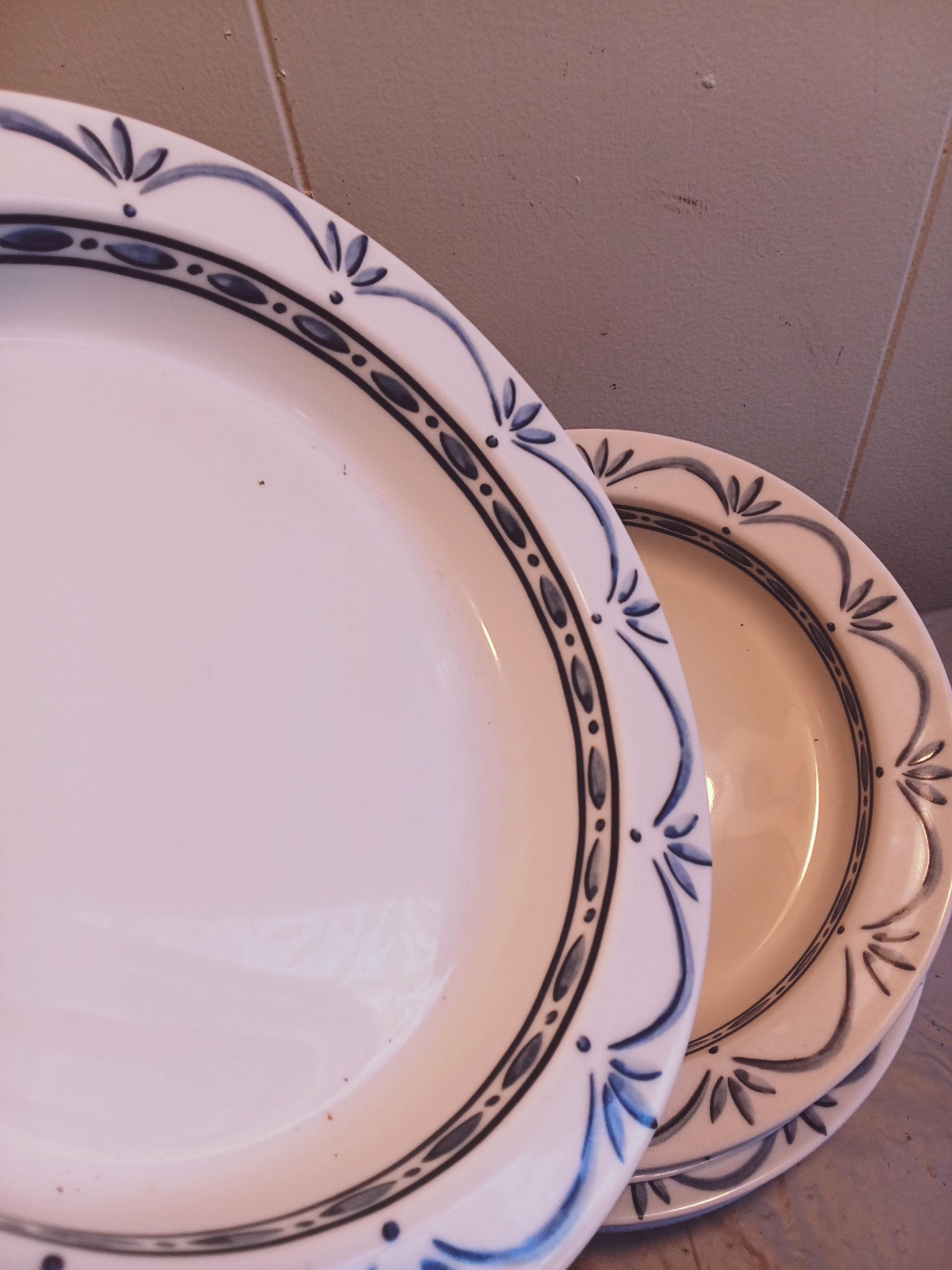 6 Dansk Bistro Cafe Norwegian Blue Bowls 8