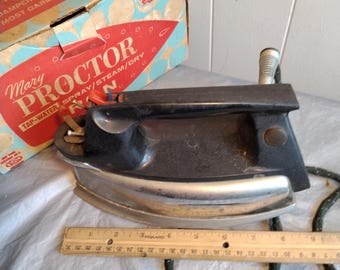 Vintage Iron, Proctor Silex Mary Proctor Iron, Parts or Repair - Etsy