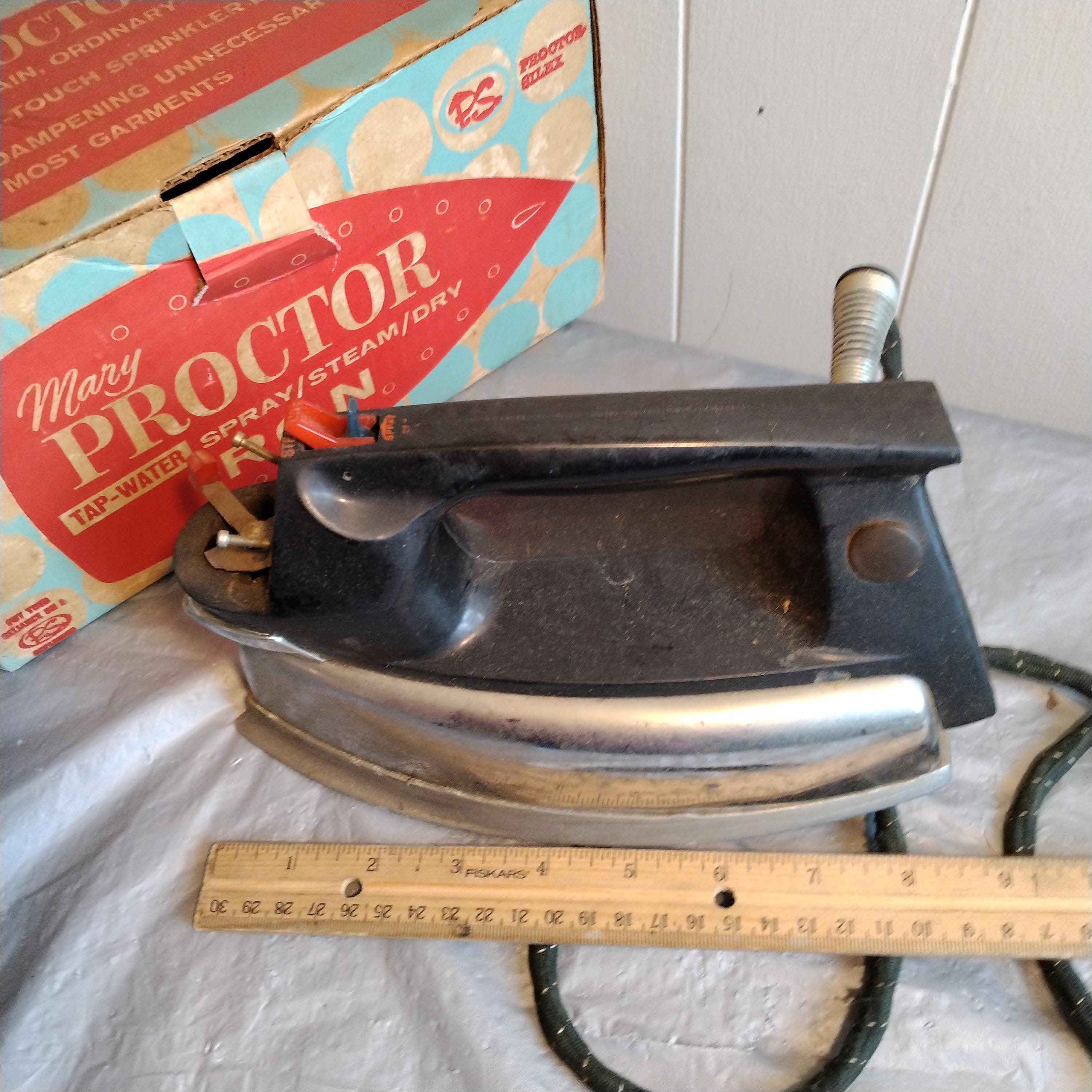 Vintage Iron, Proctor Silex Mary Proctor Iron, Parts or Repair - Etsy