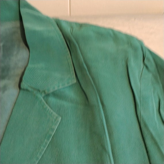 Vintage Jacqueline Ferrar Silk Pant Suit 12 - image 4