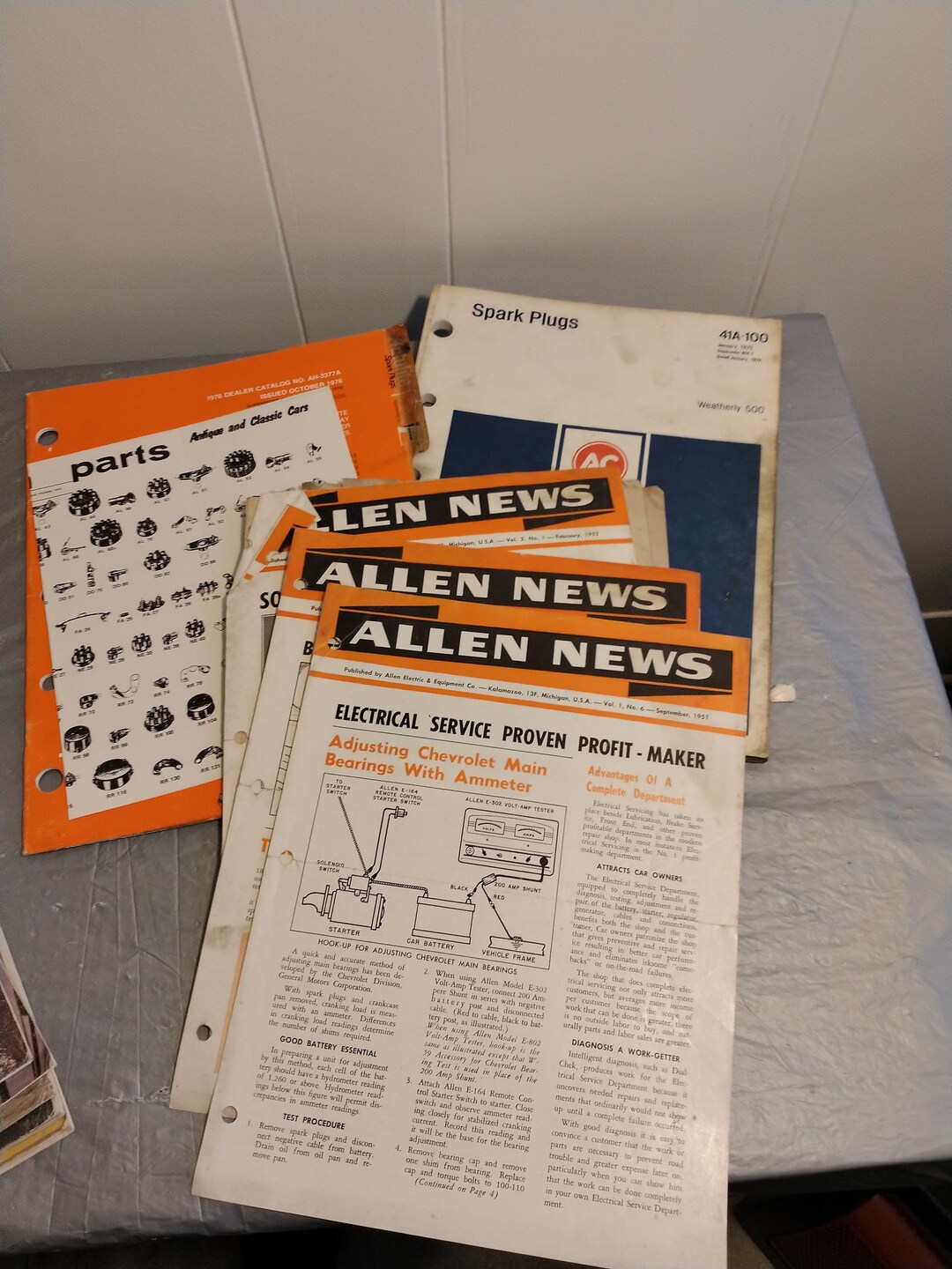 Vintage 1976 Autolite Spark Plug Catalog 50s Allen News 60s Etsy