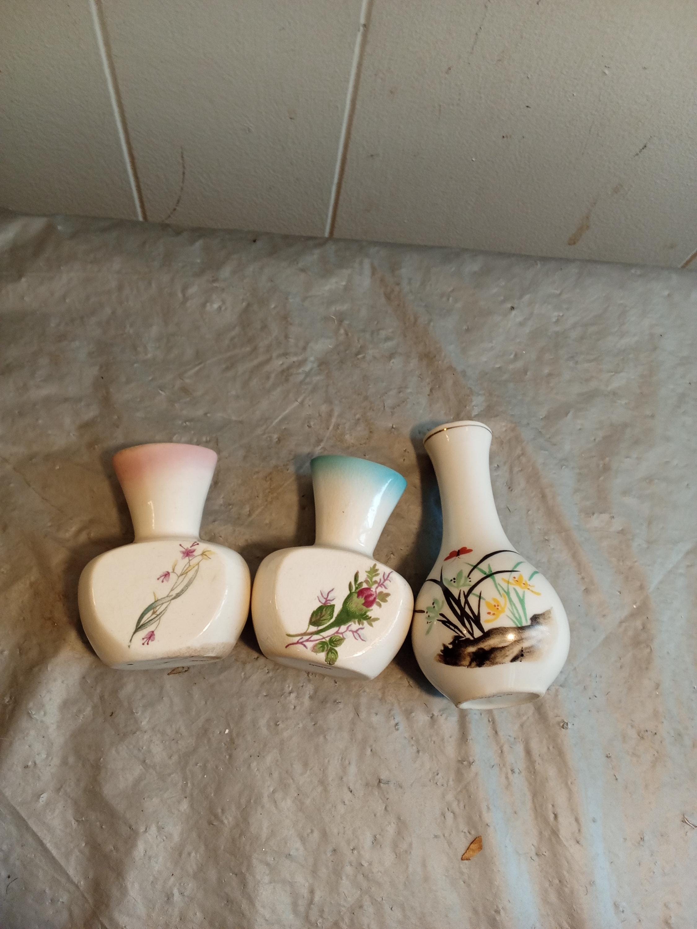 3 Mini Floral Vase, Japan Vase, Read Description - Etsy