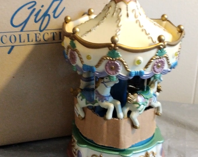 NOS 1996 Vintage Avon Unicorn Carousel - Etsy