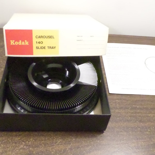 Kodak Carousel Tray 140 Slides Etsy
