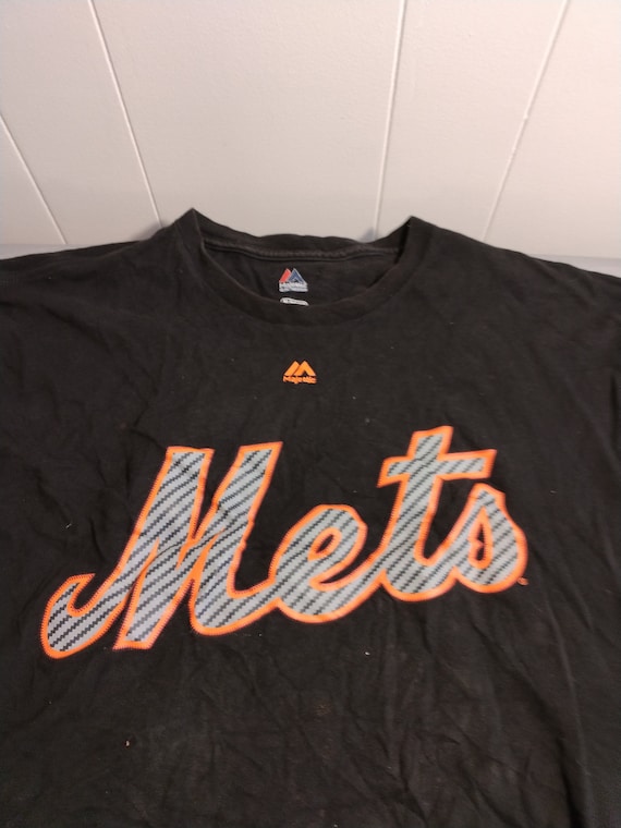 Majestic, Shirts, Vintage New York Mets Mlb Jose Reyes 7 Black Alternate  Jersey Sz M