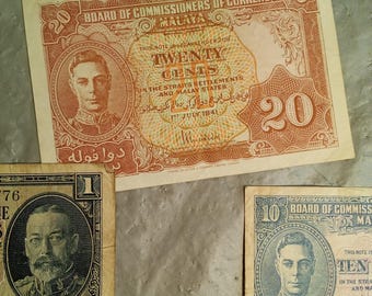 1935年製ヴィンテージ ストレートス和解紙幣、第二次世界大戦時の1930
