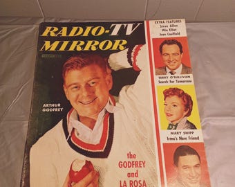 Feb 1954 TV Radio Mirror Magazine, Arthur Godfrey Cover